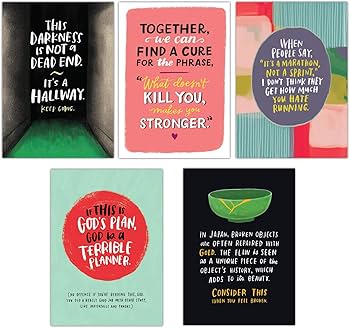 Em & Friends Empathy Postcards Book, 20 Postcards, Sympathy Cards